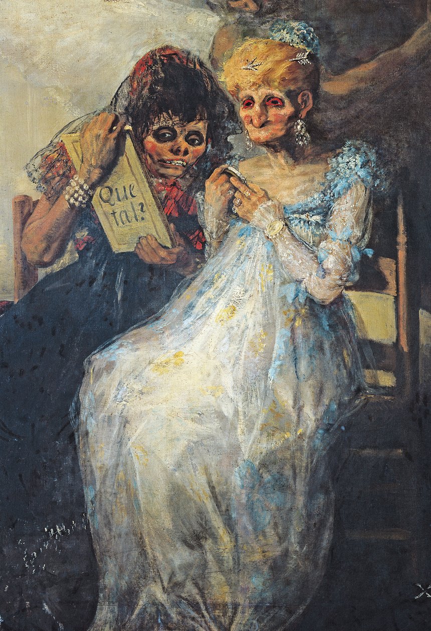Vénasszonyok ideje, 1820 olaj, vászon 16775 részlete alkotó: Francisco de Goya
