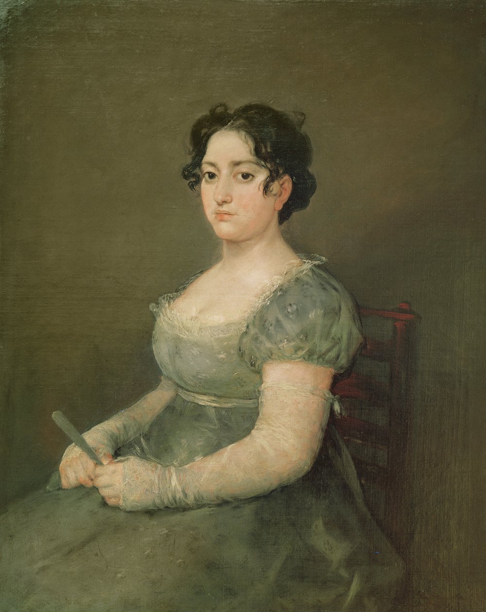 Nő legyezővel, 1805-06 körül alkotó: Francisco de Goya