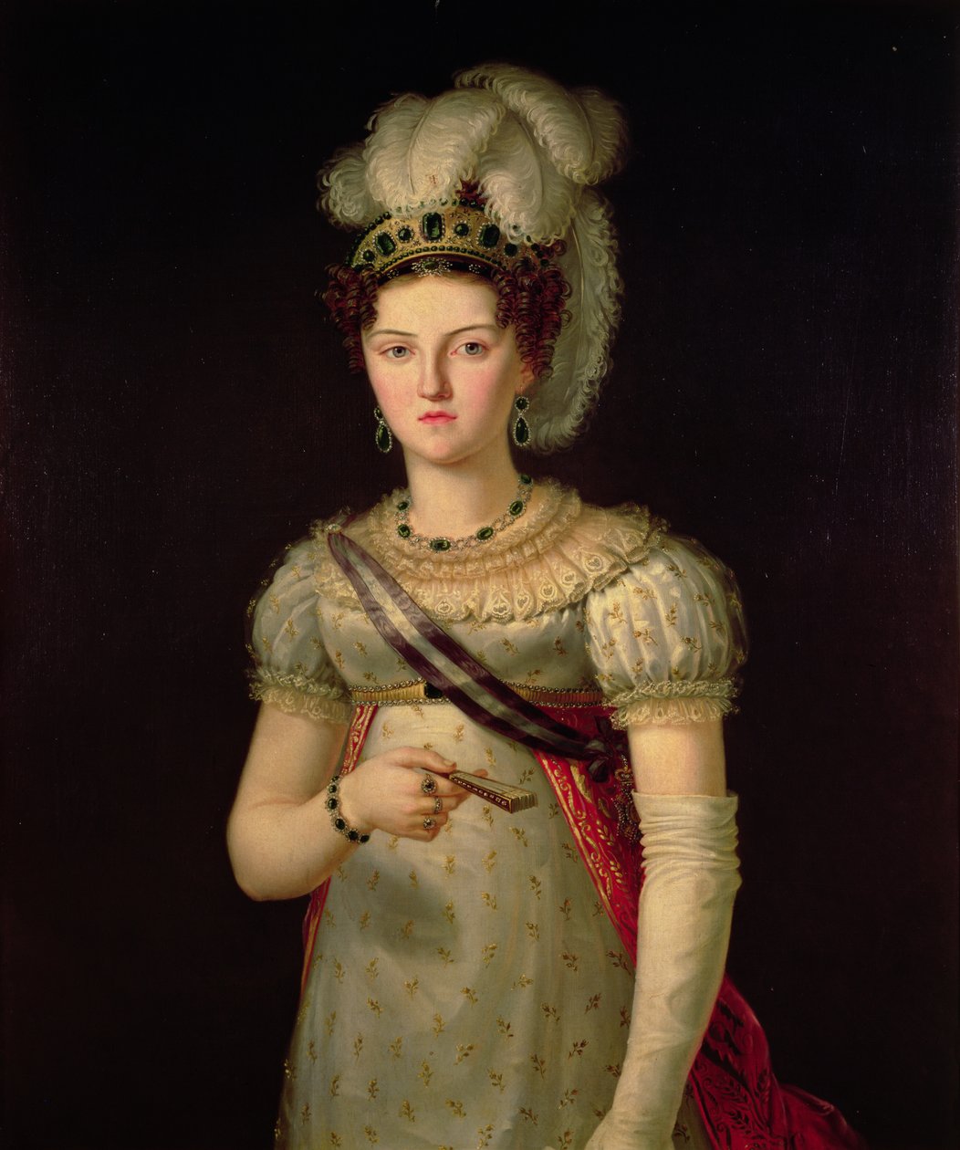 Maria Josephine Amalia szász portréja alkotó: Francisco Lacoma y Fontanet