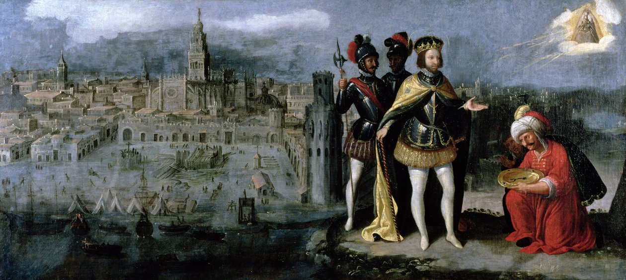 Sevilla elfoglalása III. Ferdinánd által (1201-52 körül), 1625-35 alkotó: Francisco Pacheco