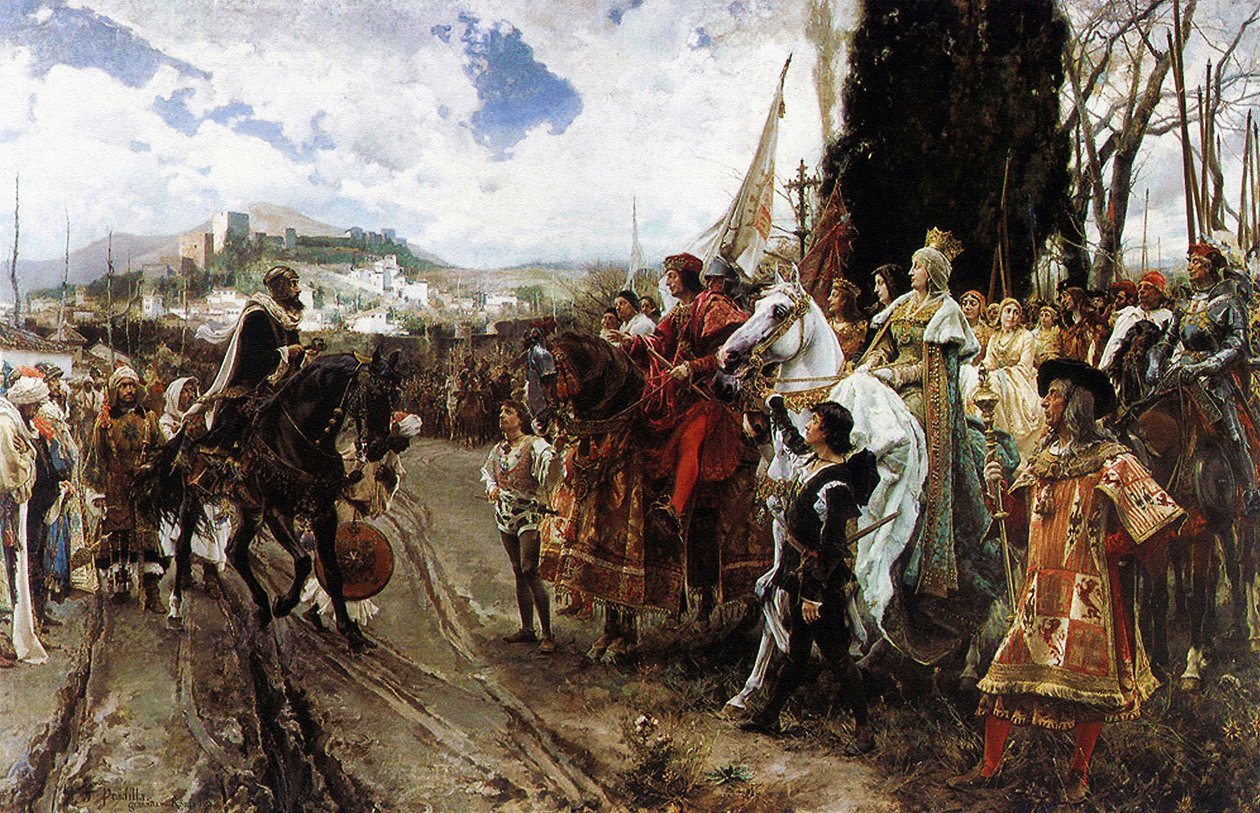 Granada kapitulációja alkotó: Francisco Pradilla y Ortiz