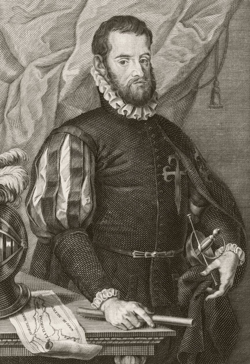 Pedro Menendez de Aviles alkotó: Francisco de Paula Marti Mora