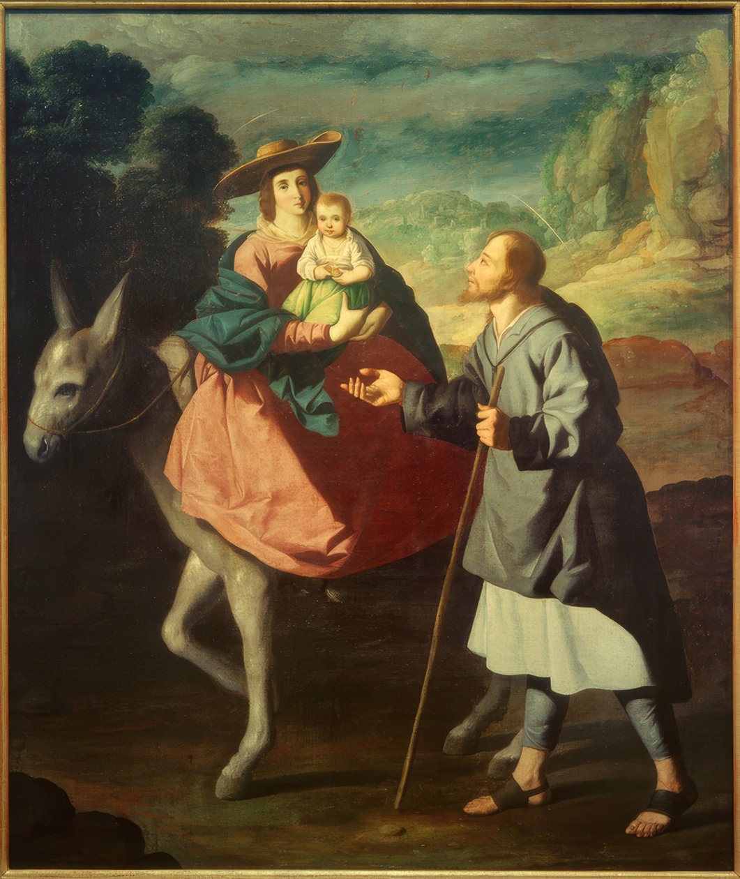 Repülés Egyiptomba alkotó: Francisco de Zurbaran
