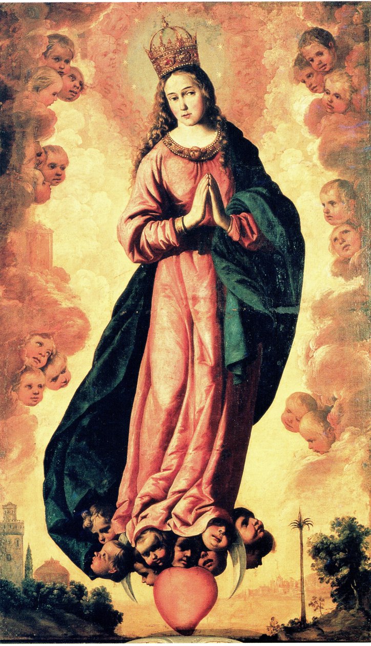 Szeplőtelen Fogantatás alkotó: Francisco de Zurbaran