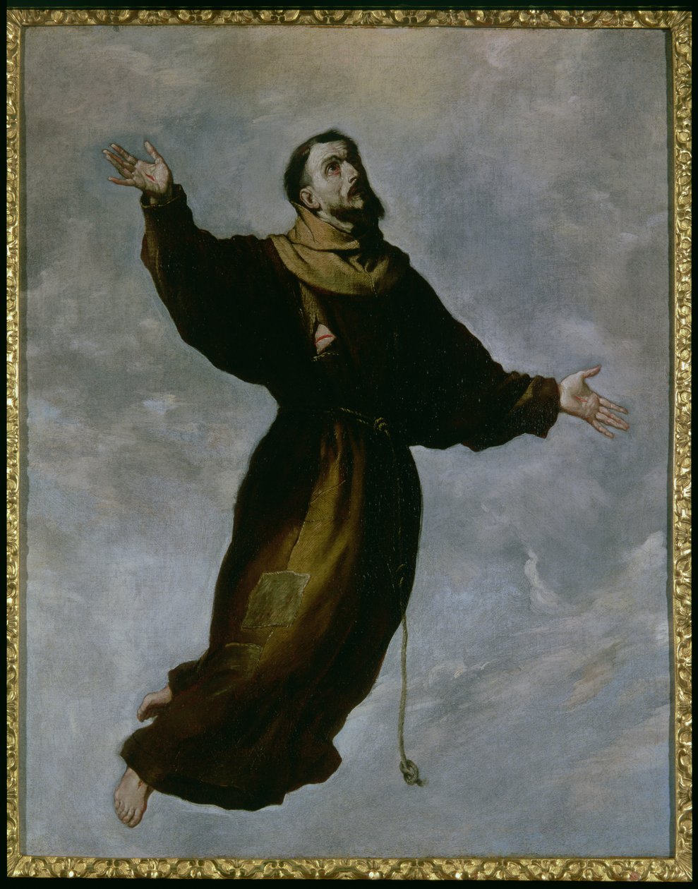 Szent Ferenc levitációja alkotó: Francisco de Zurbaran