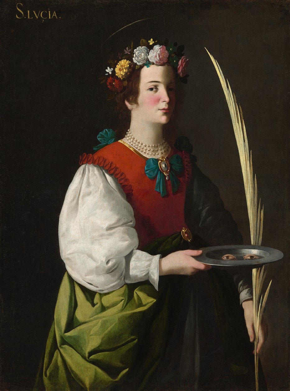 Szent Lucy, 1625-1630 körül alkotó: Francisco de Zurbaran