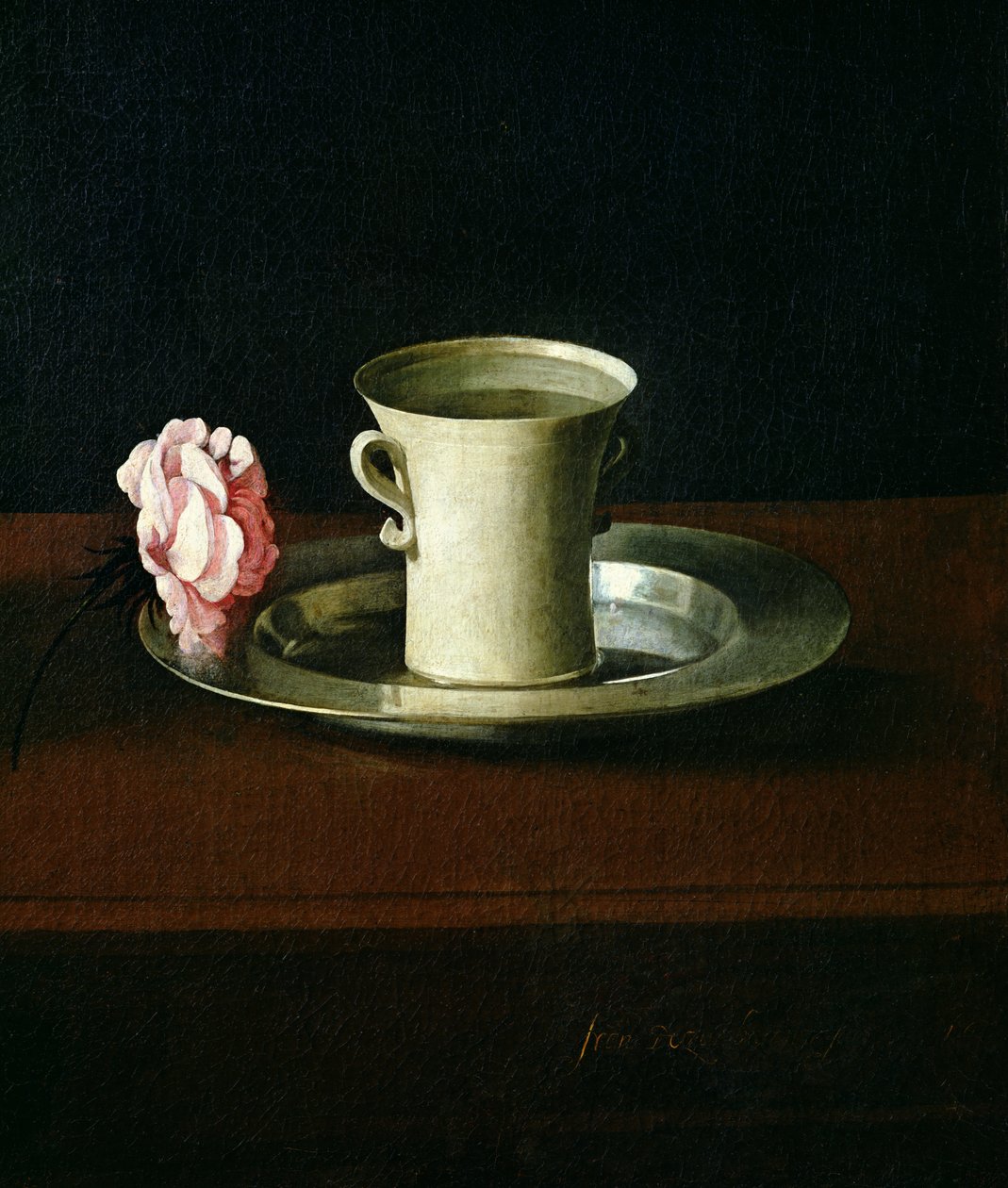 Csendélet olaj, vászon részlete 209896 alkotó: Francisco de Zurbaran