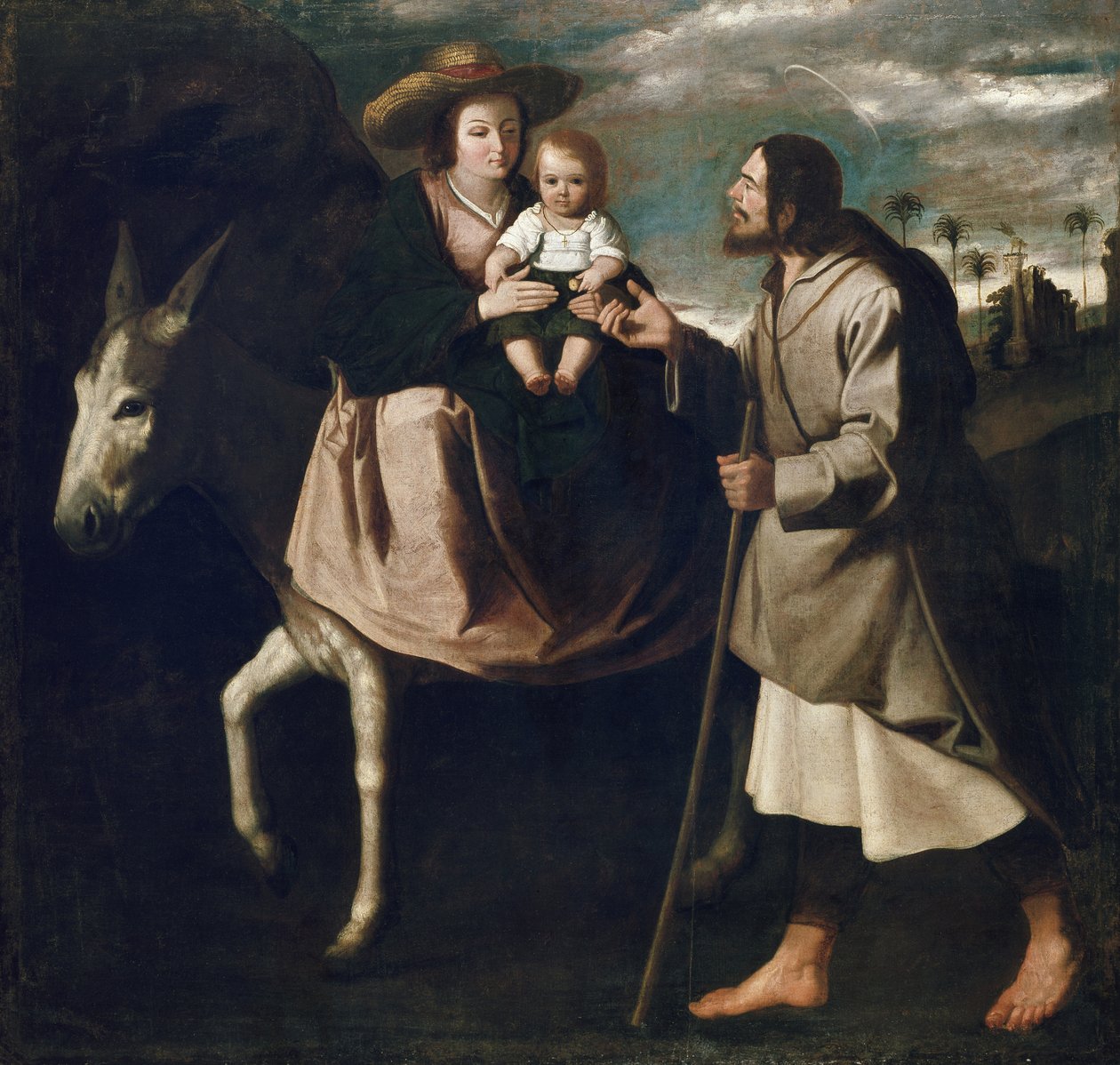 Repülés Egyiptomba alkotó: Francisco de Zurbaran