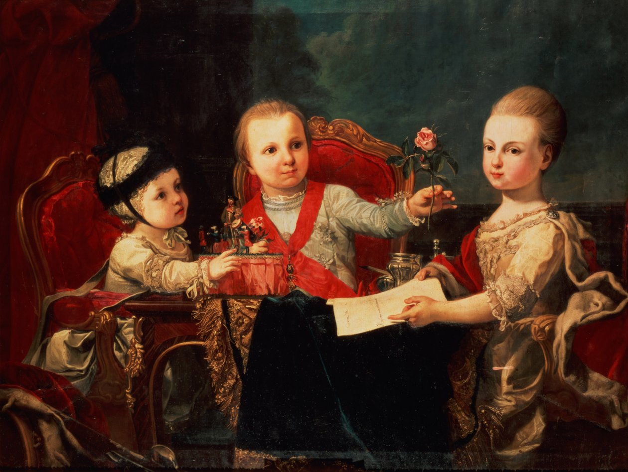 Három herceg, Károly gyermekei III alkotó: Francisco de la Traverse