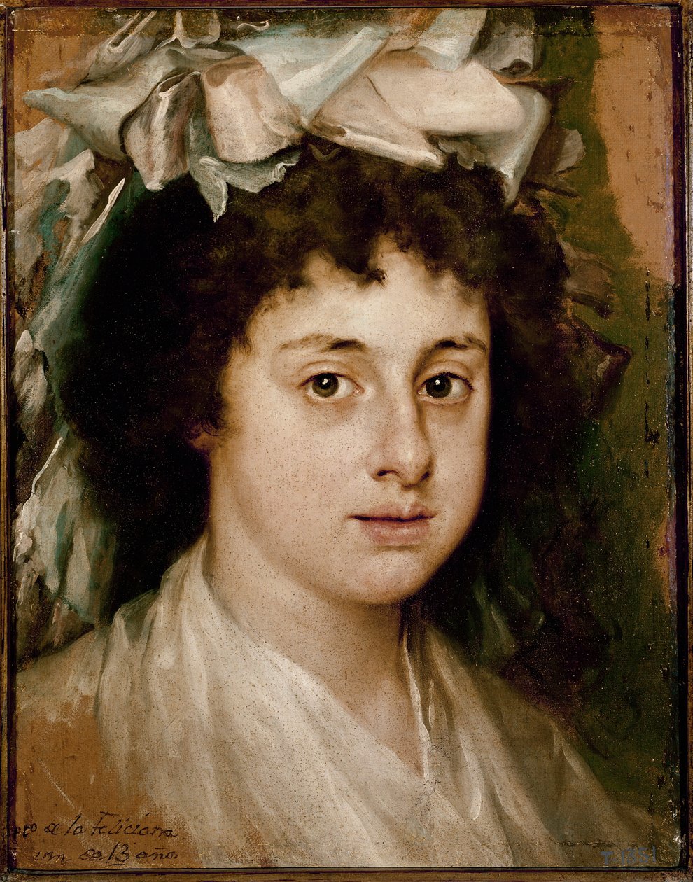Feliciana portréja, 13 évesen (olaj, vászon, 1787 körül) alkotó: Francisco Bayeu y Subias