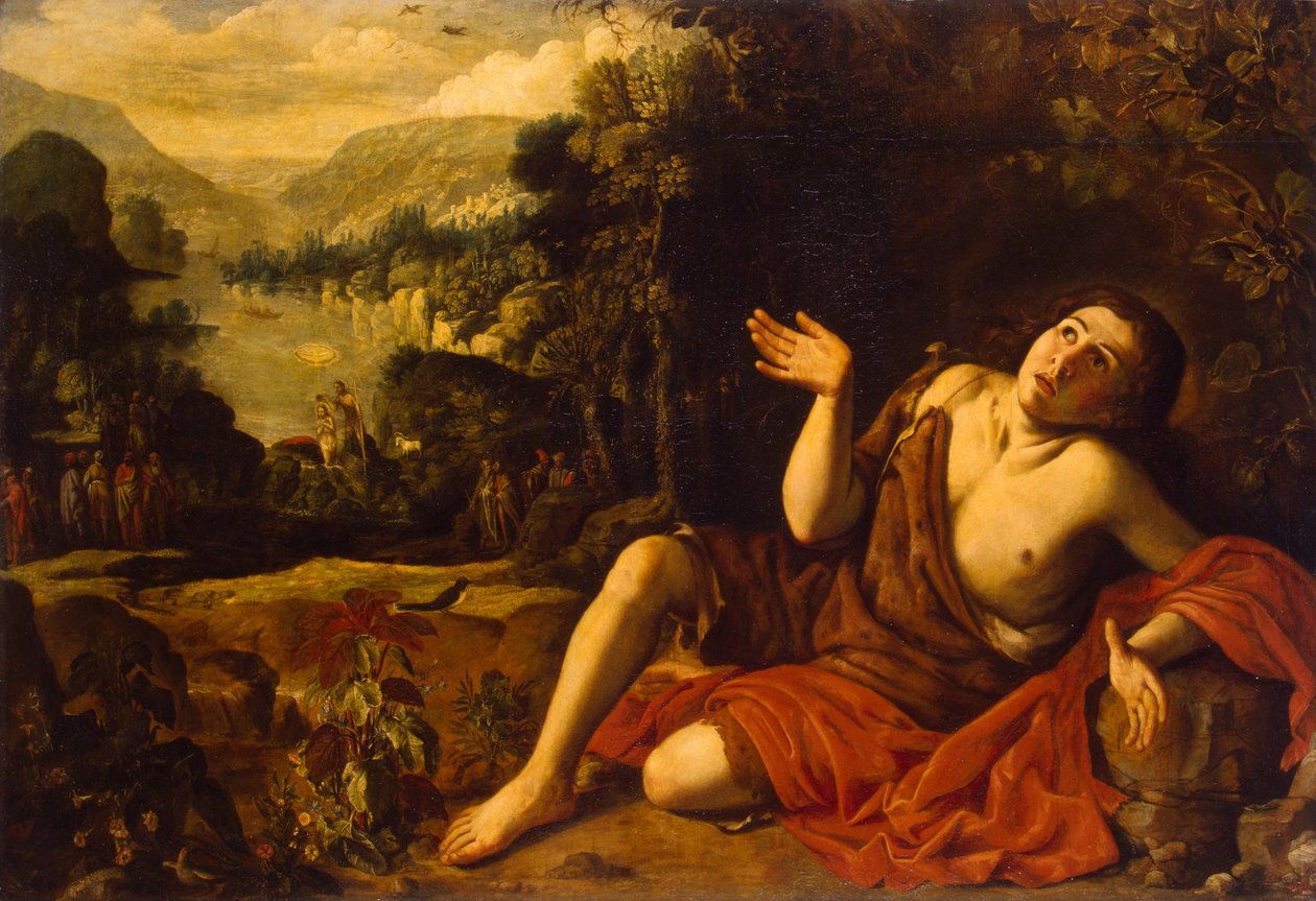 Keresztelő Szent János a sivatagban, 1630 alkotó: Francisco Collantes