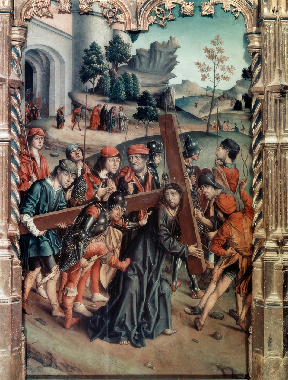 A kereszt hordozása alkotó: Francisco Gallego