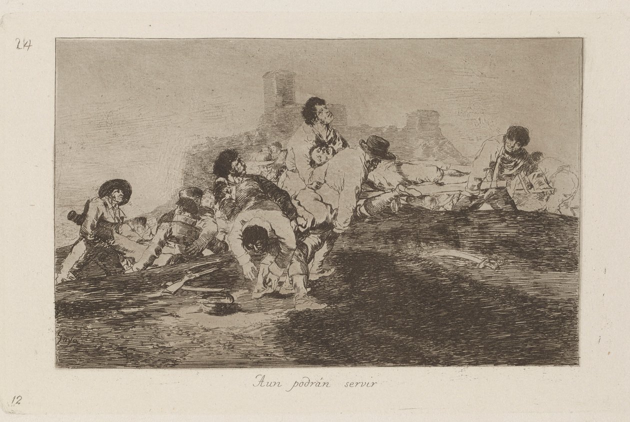 Még mindig használhatók, 24. lemez a The Disasters of War-ból alkotó: Francisco de Goya