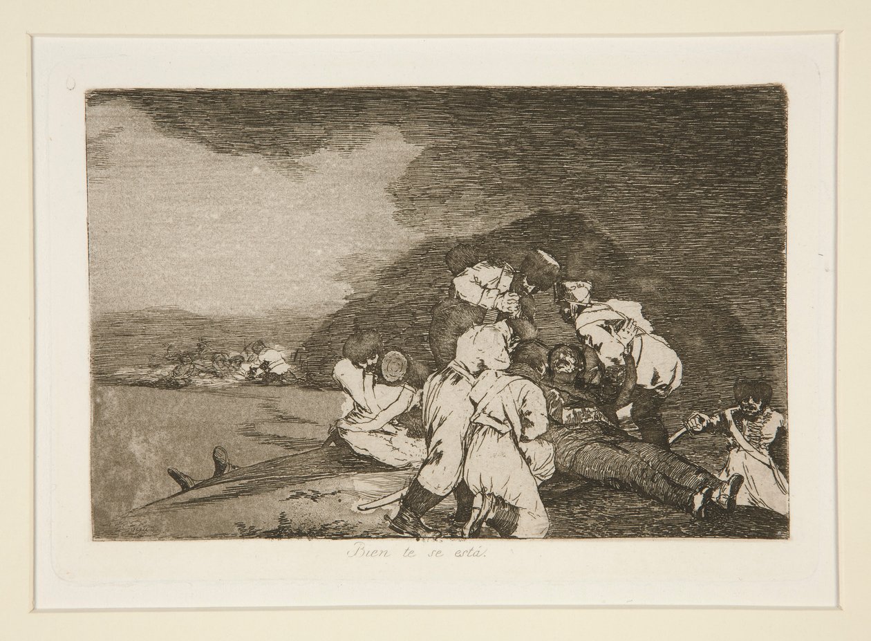 Jól vagy? (It Serves You Right), pl. 6. A háború katasztrófáiból alkotó: Francisco de Goya