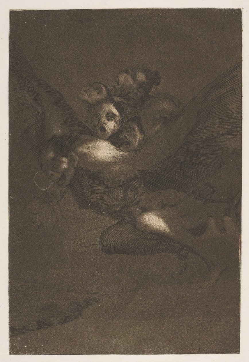 Bon Voyage Bon Voyage, a Caprices Los Caprichosból, 64. lemez, 1799. alkotó: Francisco de Goya
