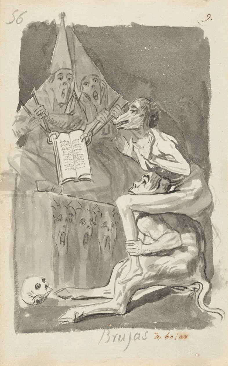 Boszorkányok repülni (A boszorkányok repülni készülnek) [vers] alkotó: Francisco de Goya