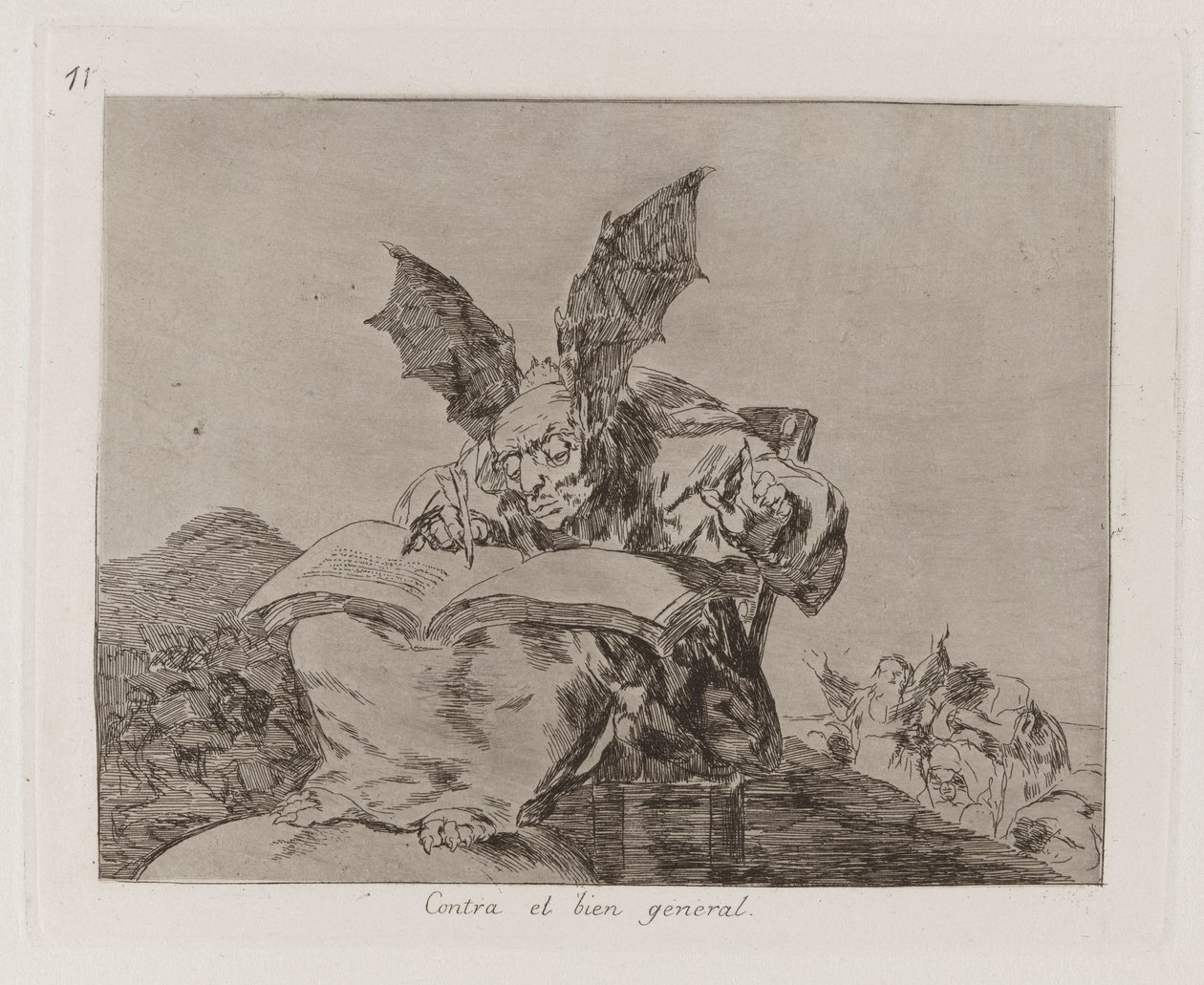A közjó ellen, 71. tábla a háború katasztrófáiból alkotó: Francisco de Goya