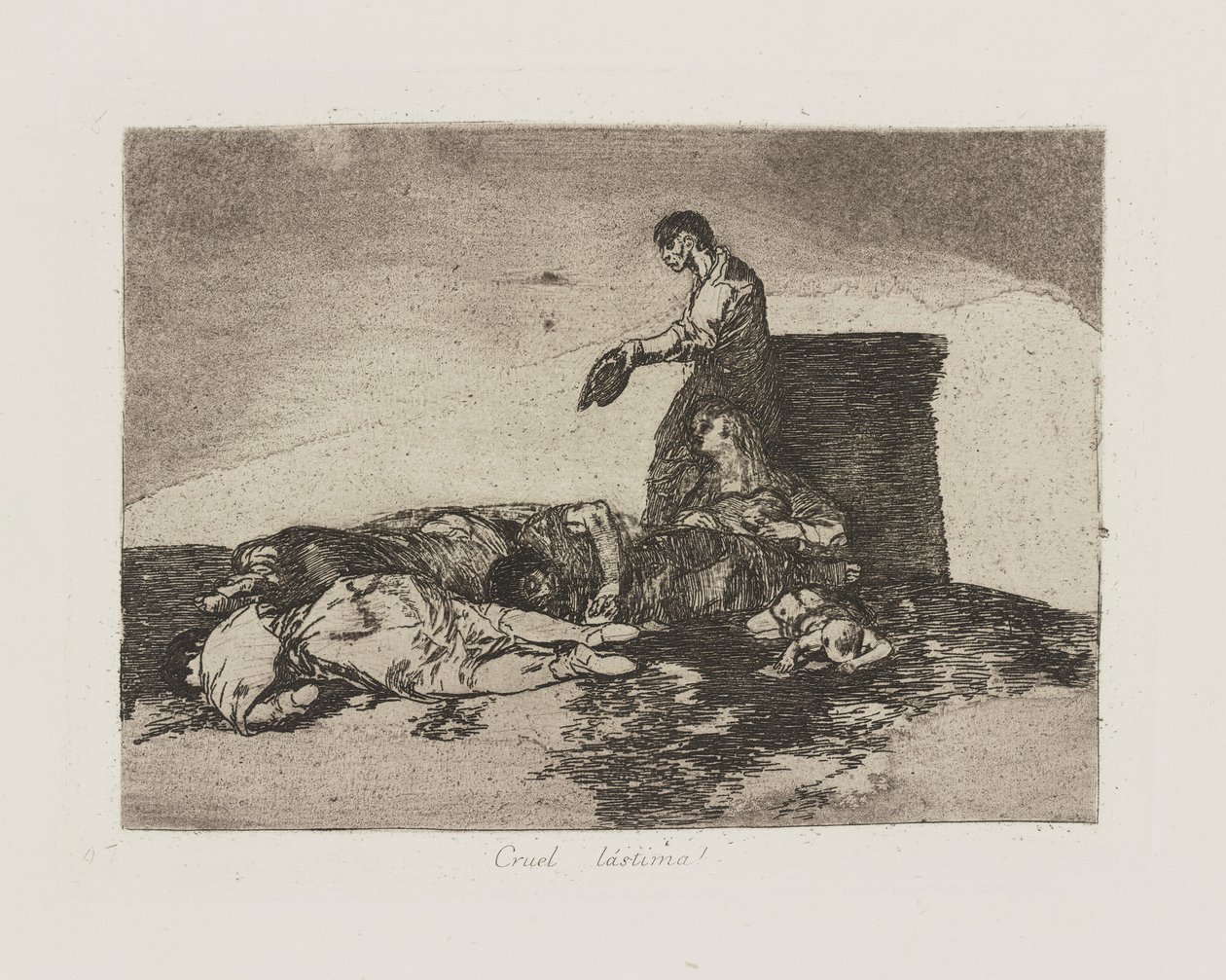 Kegyetlen kár! (Cruel Tale of Woe!), pl. 48 A háború katasztrófái című sorozatból alkotó: Francisco de Goya