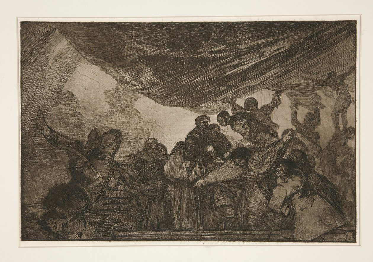 Disparate claro (Clear Folly), pl. 15 a Los proverbios sorozatból alkotó: Francisco de Goya