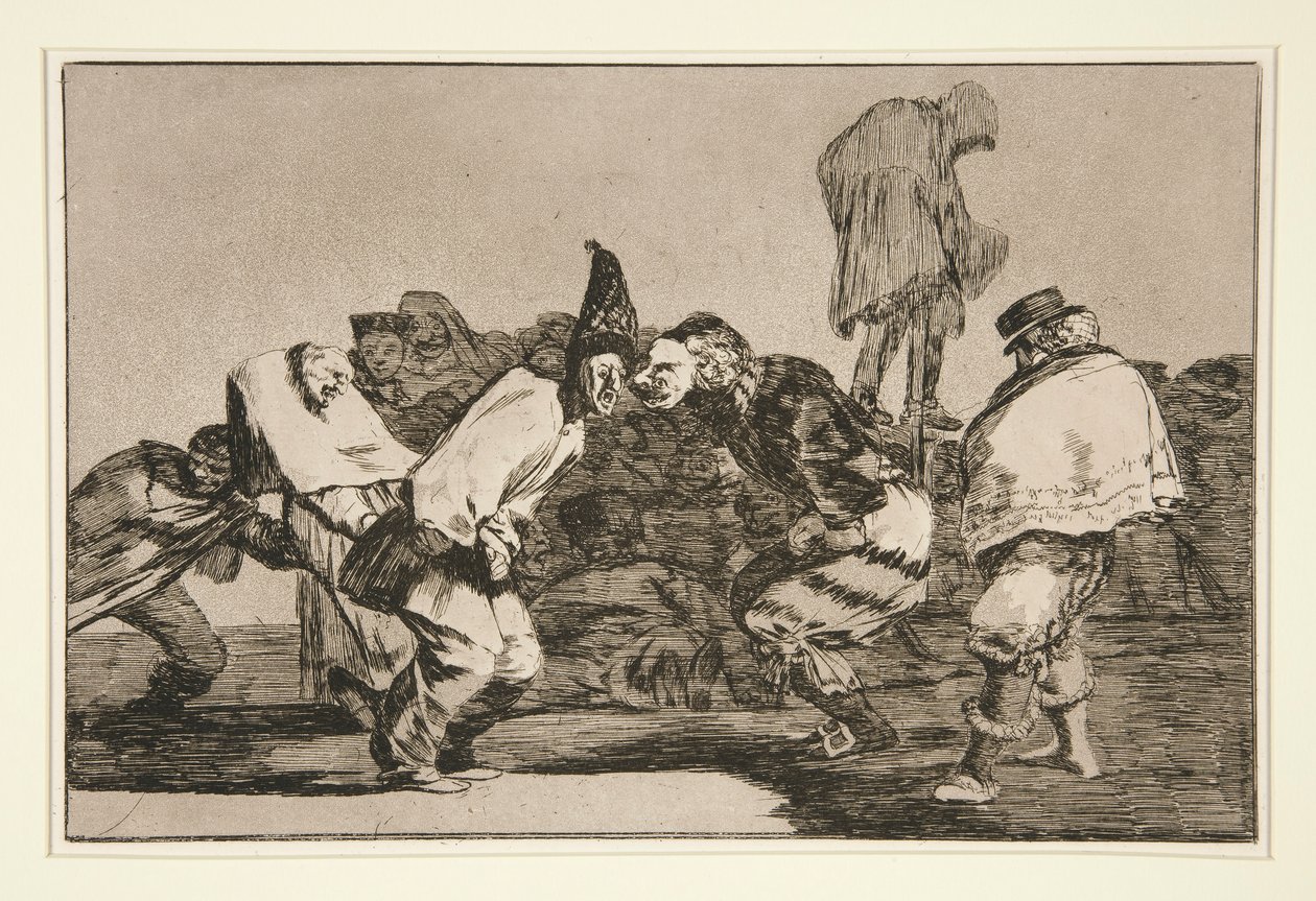 Disparate de carnaval (Carnival Folly), pl. 14 a Los proverbios sorozatból alkotó: Francisco de Goya