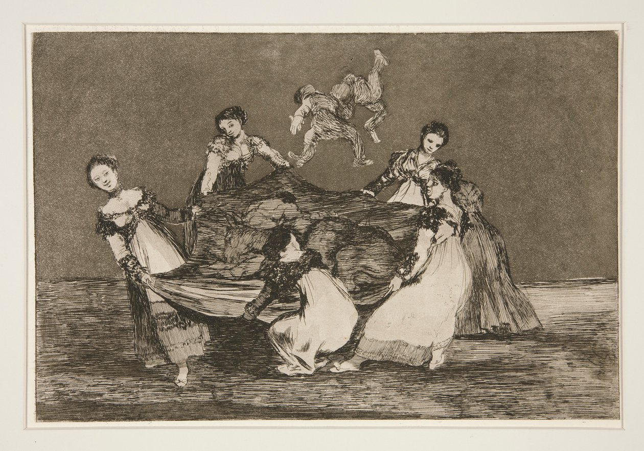 Különféle femenino (Feminine Folly), pl. 1 a Los proverbios sorozatból alkotó: Francisco de Goya