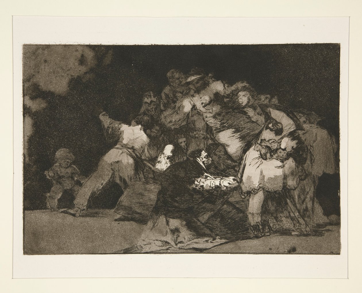 Különféle tábornok (General Folly), pl. 9 a Los proverbios sorozatból alkotó: Francisco de Goya