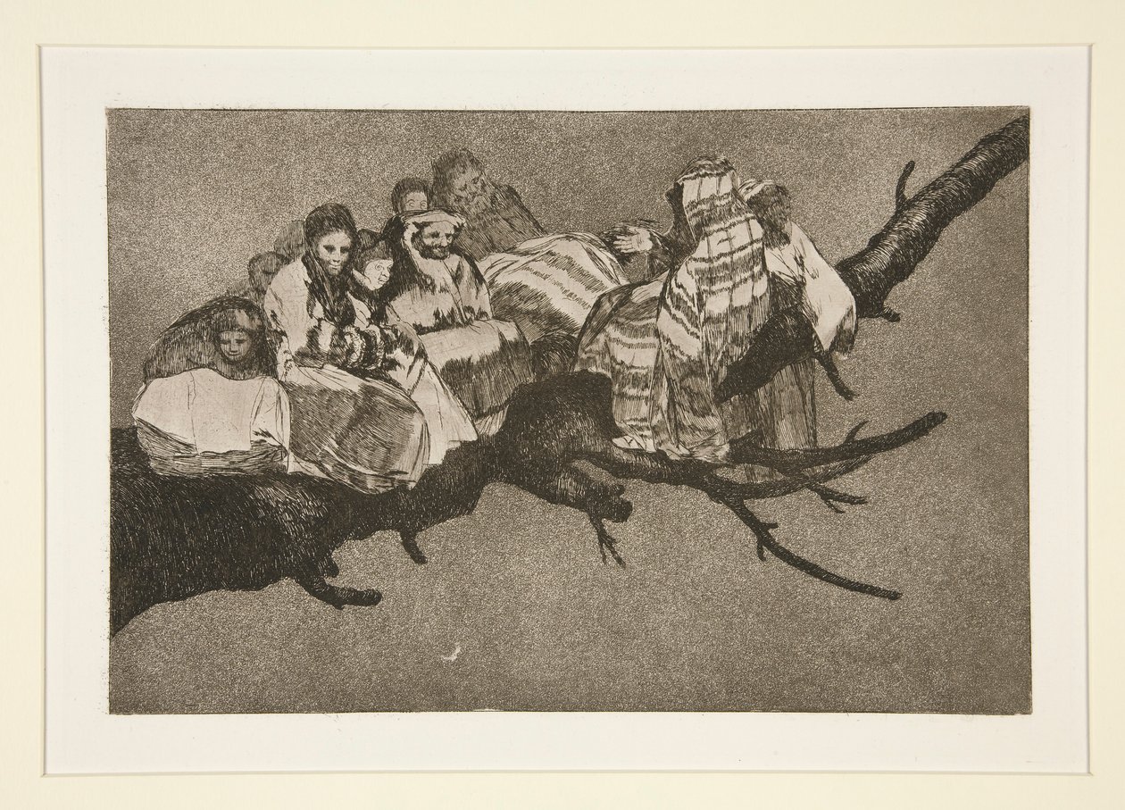 Különféle ridiculo (Ridiculous Folly), pl. 3 a Los proverbios sorozatból alkotó: Francisco de Goya
