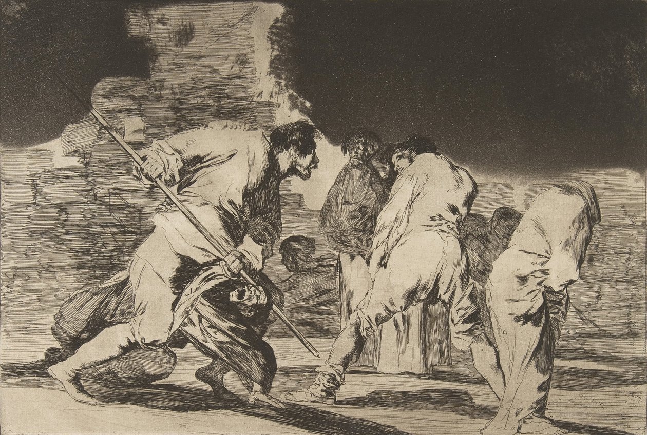 Hülyeség A Példabeszédek, kb. 1816-23, 1864-ben megjelent. alkotó: Francisco de Goya