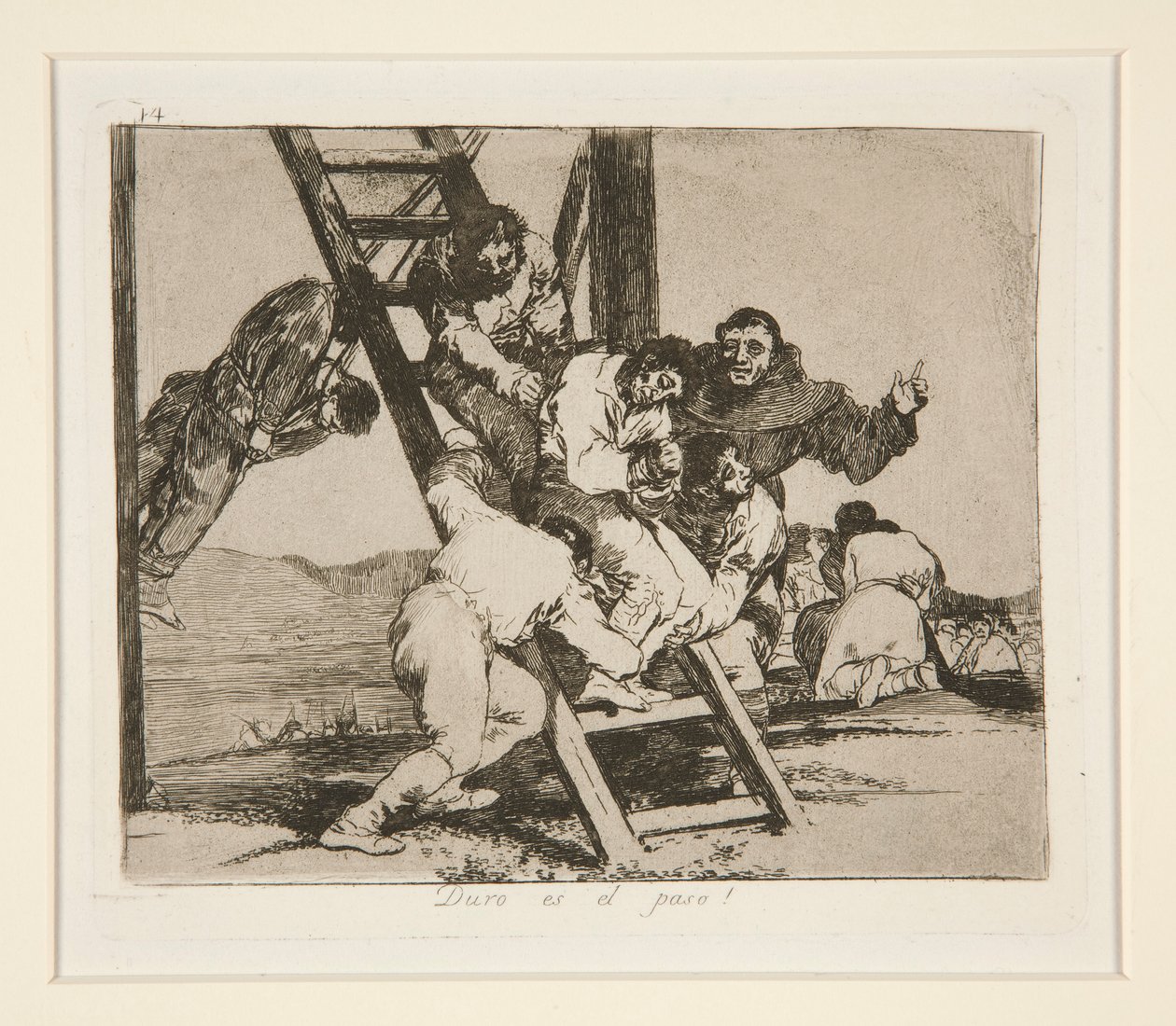 Nehéz a lépés! (Tétel alkotó: Francisco de Goya
