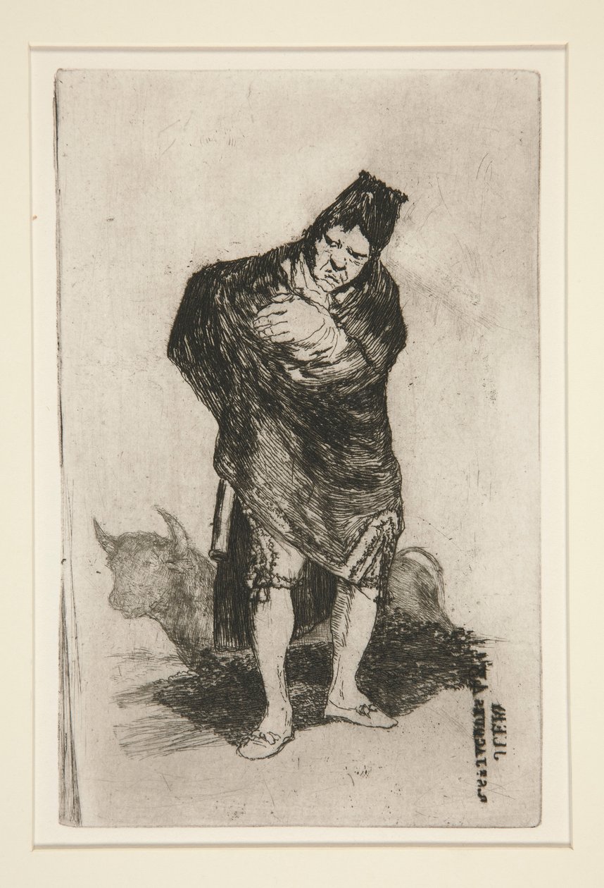 A köpenyes ember alkotó: Francisco de Goya