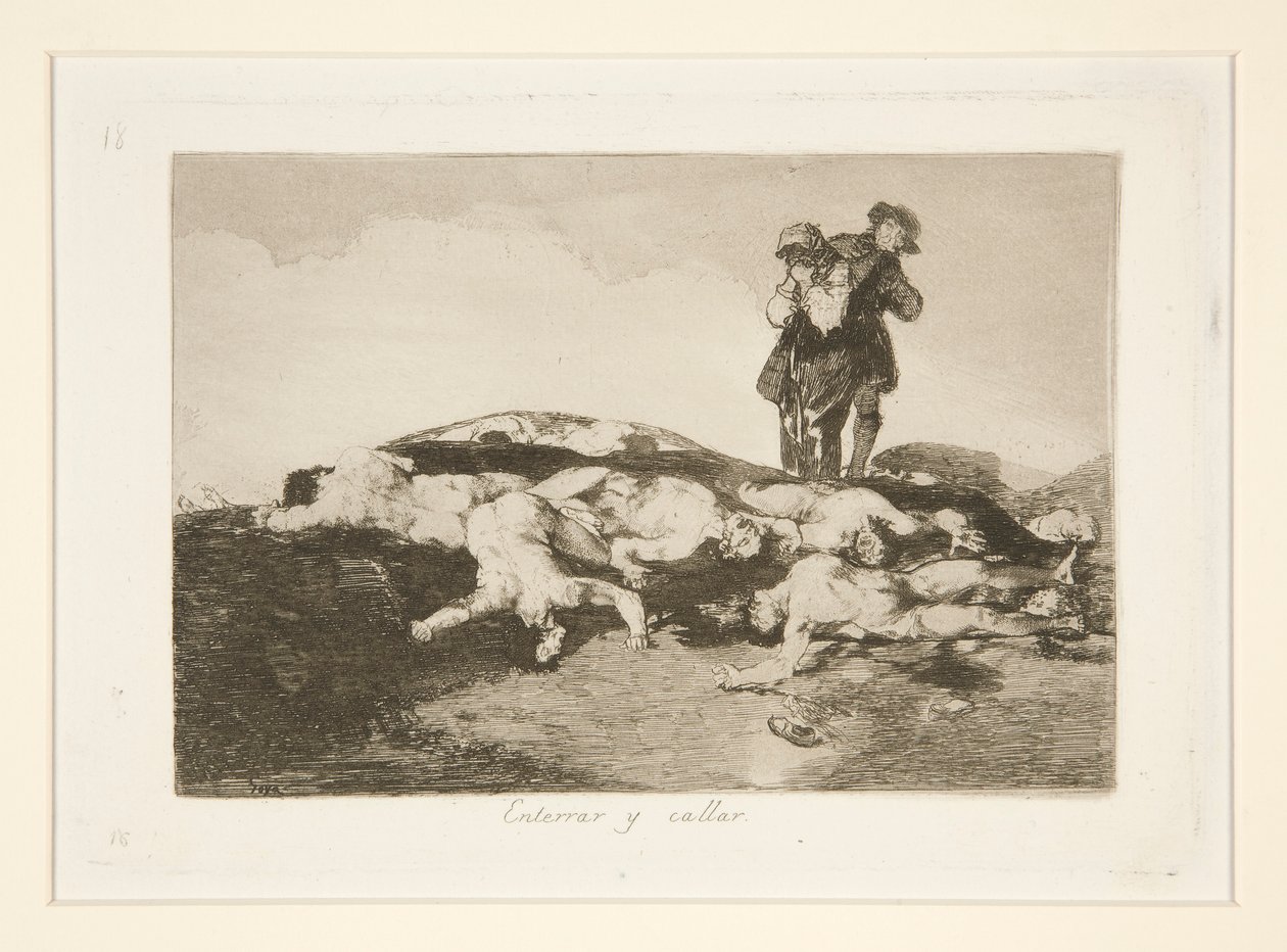 Temesd el őket és maradj csendben, pl. 18. A háború katasztrófáiból alkotó: Francisco de Goya