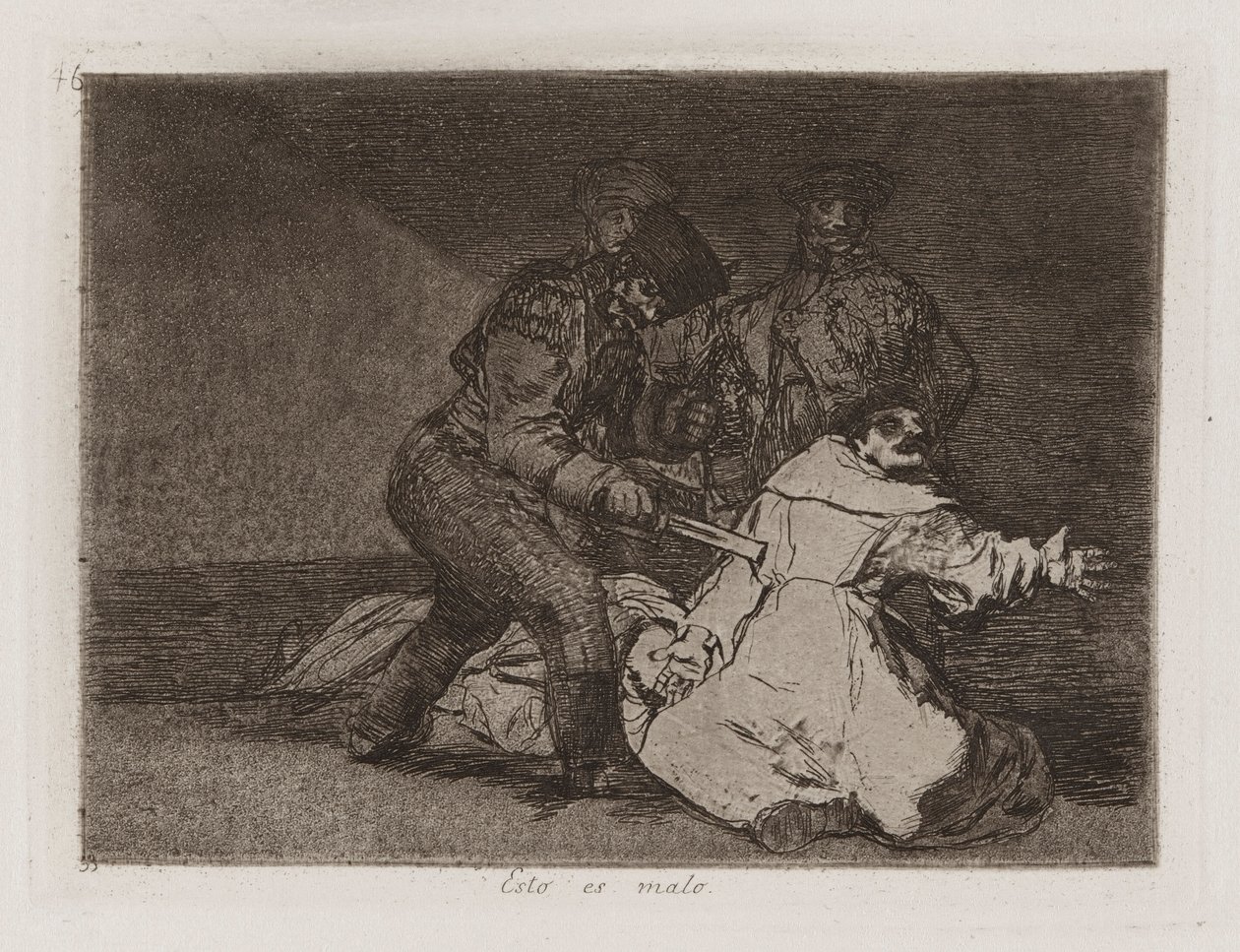 Ez Bad, 46. tábla a The Disasters of War-ból alkotó: Francisco de Goya