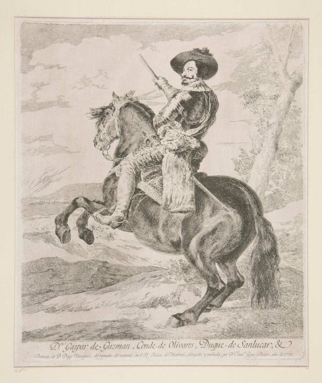Gaspar de Guzman, Olivares hercege alkotó: Francisco de Goya
