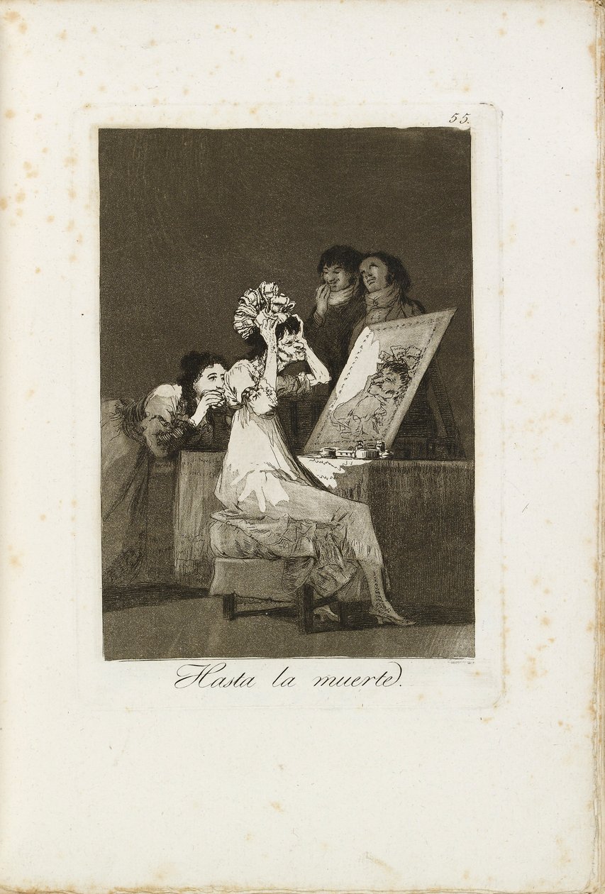 Halálig, 1799-1799 alkotó: Francisco de Goya