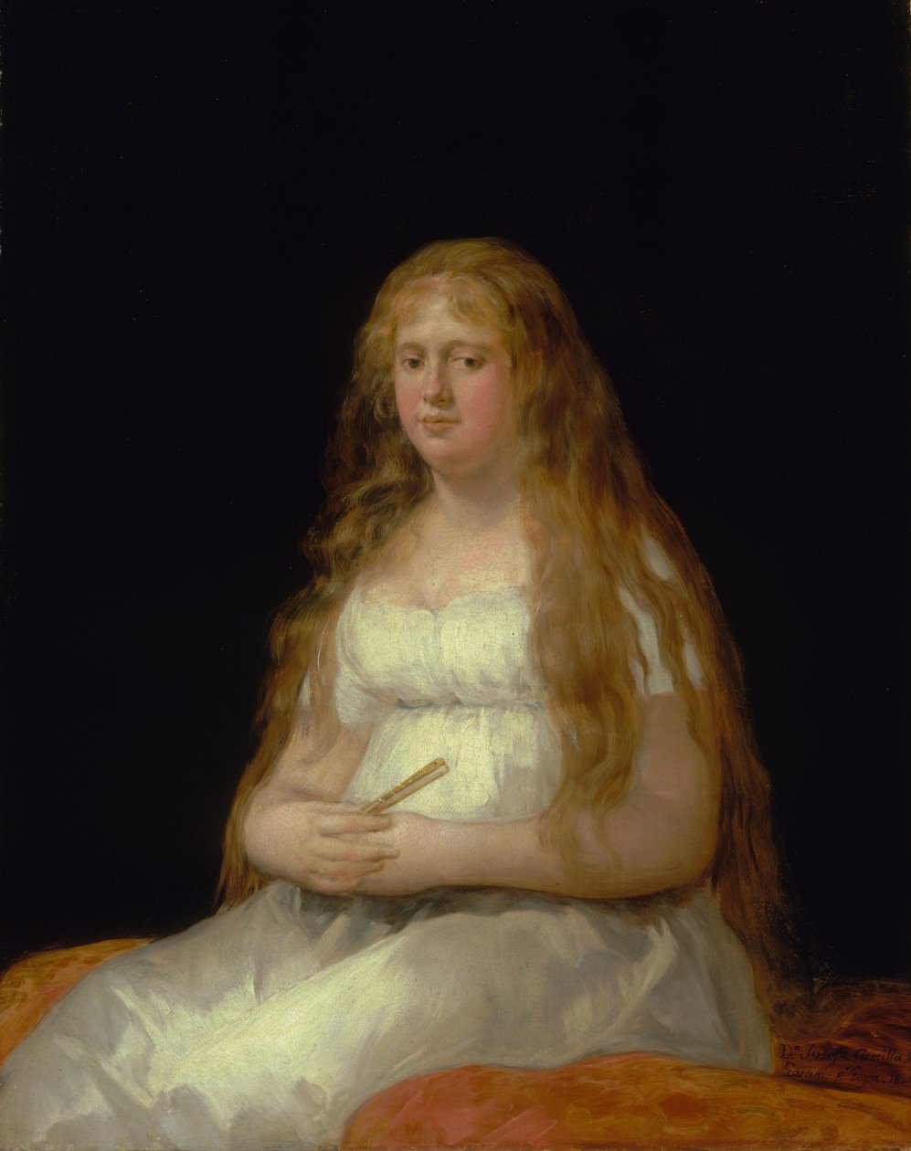 Josefa de Castilla Portugália és van Asbrock de Garcini 1775-körülbelül 1850, 1804. alkotó: Francisco de Goya