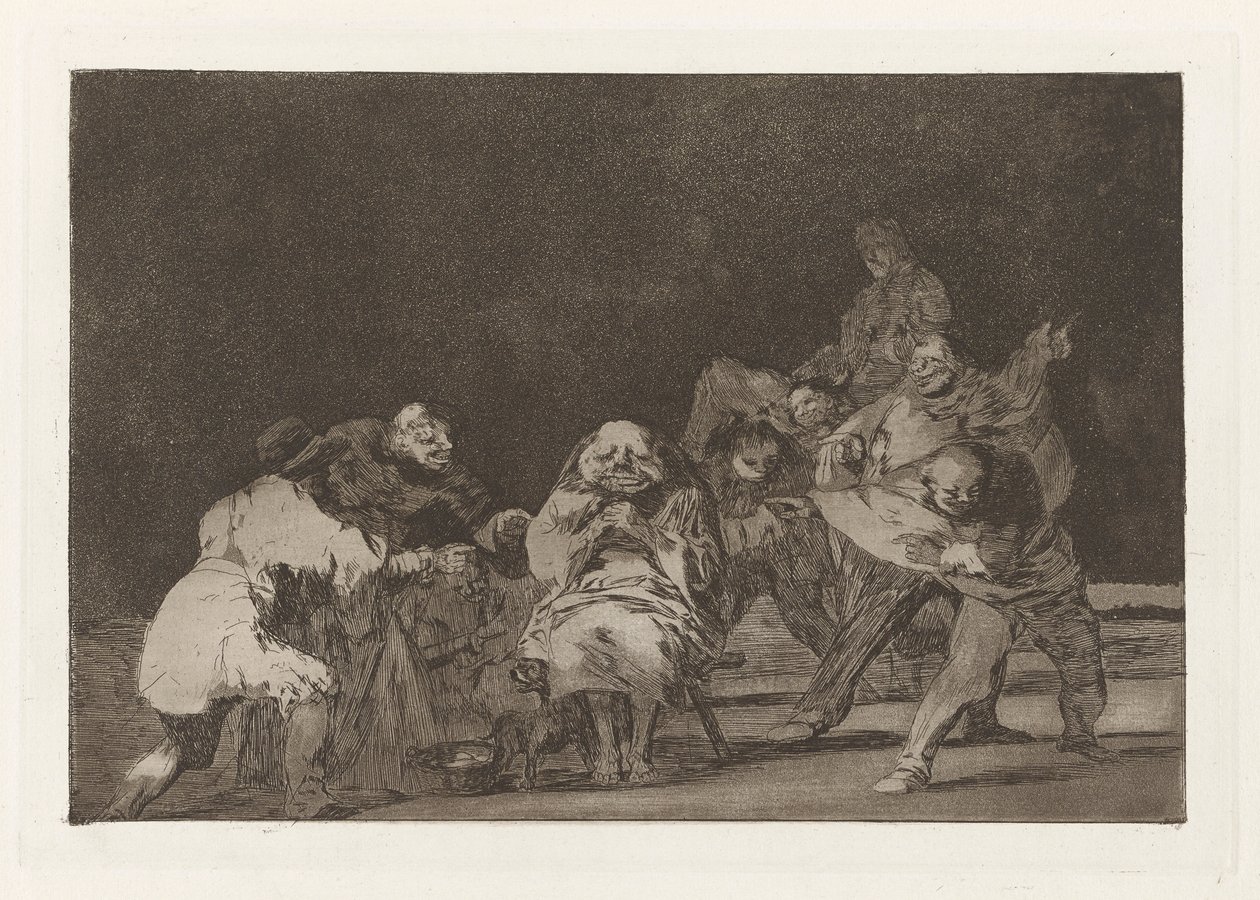 A hűség, más néven Aki nem kedvel téged, az tréfaként rágalmaz téged, a The Nonsense (The Proverbs) sorozatból alkotó: Francisco de Goya