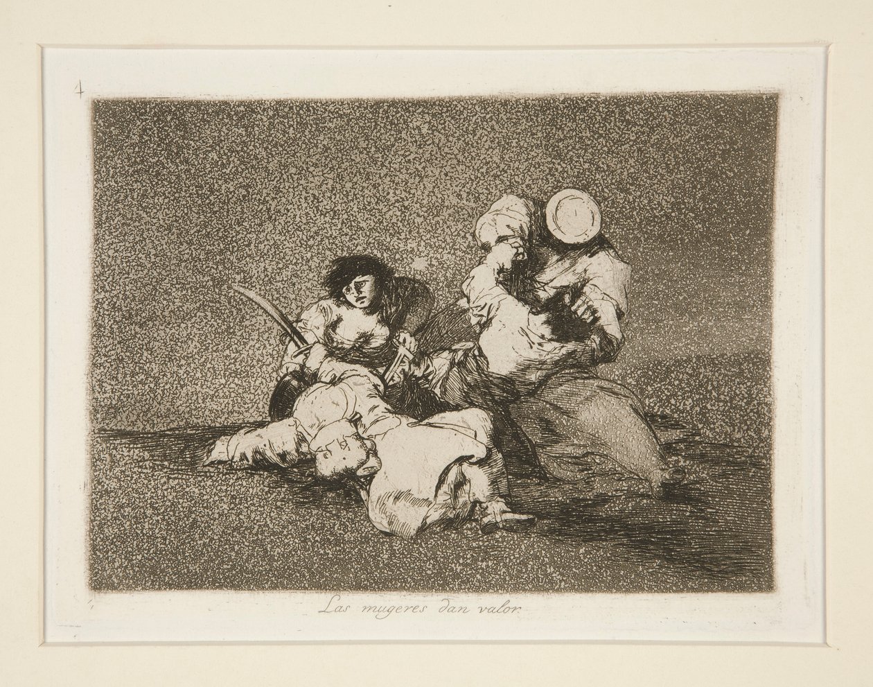 Las mugeres [sic] adj bátorságot (The Women Give Courage), pl. 4 A háború katasztrófáiból alkotó: Francisco de Goya