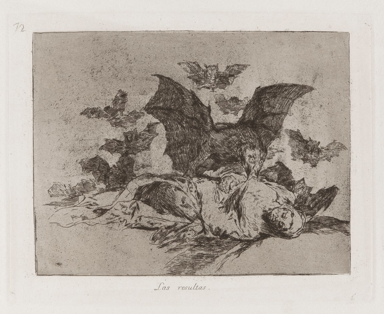 Az eredmények (The Consequences), 72. tábla a The Disasters of War-ból alkotó: Francisco de Goya