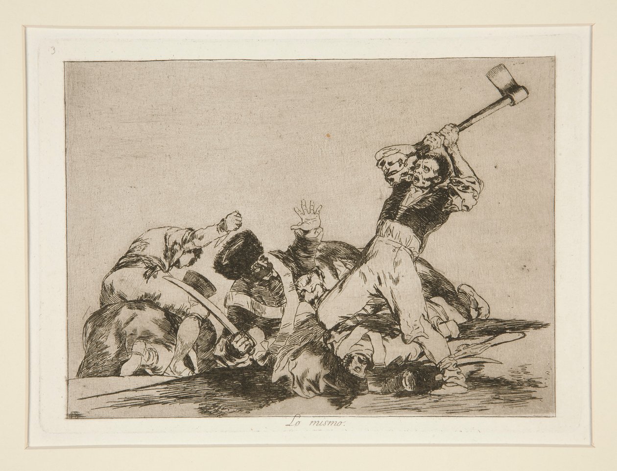 Ugyanaz (Ugyanaz), pl. 3. A háború katasztrófáiból alkotó: Francisco de Goya