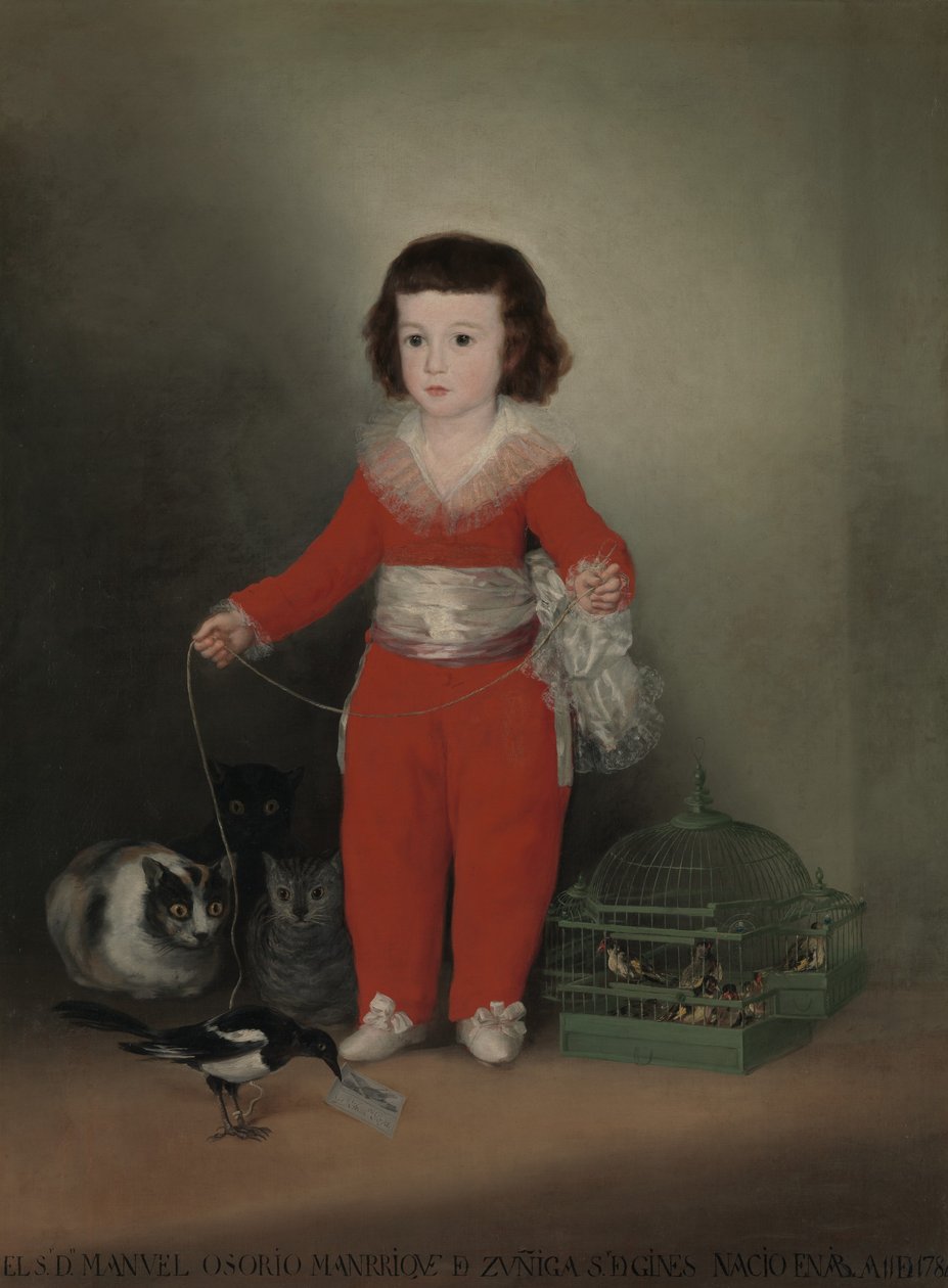 Manuel Osorio Manrique de Zuñiga 1784-1792, 1787-88. alkotó: Francisco de Goya
