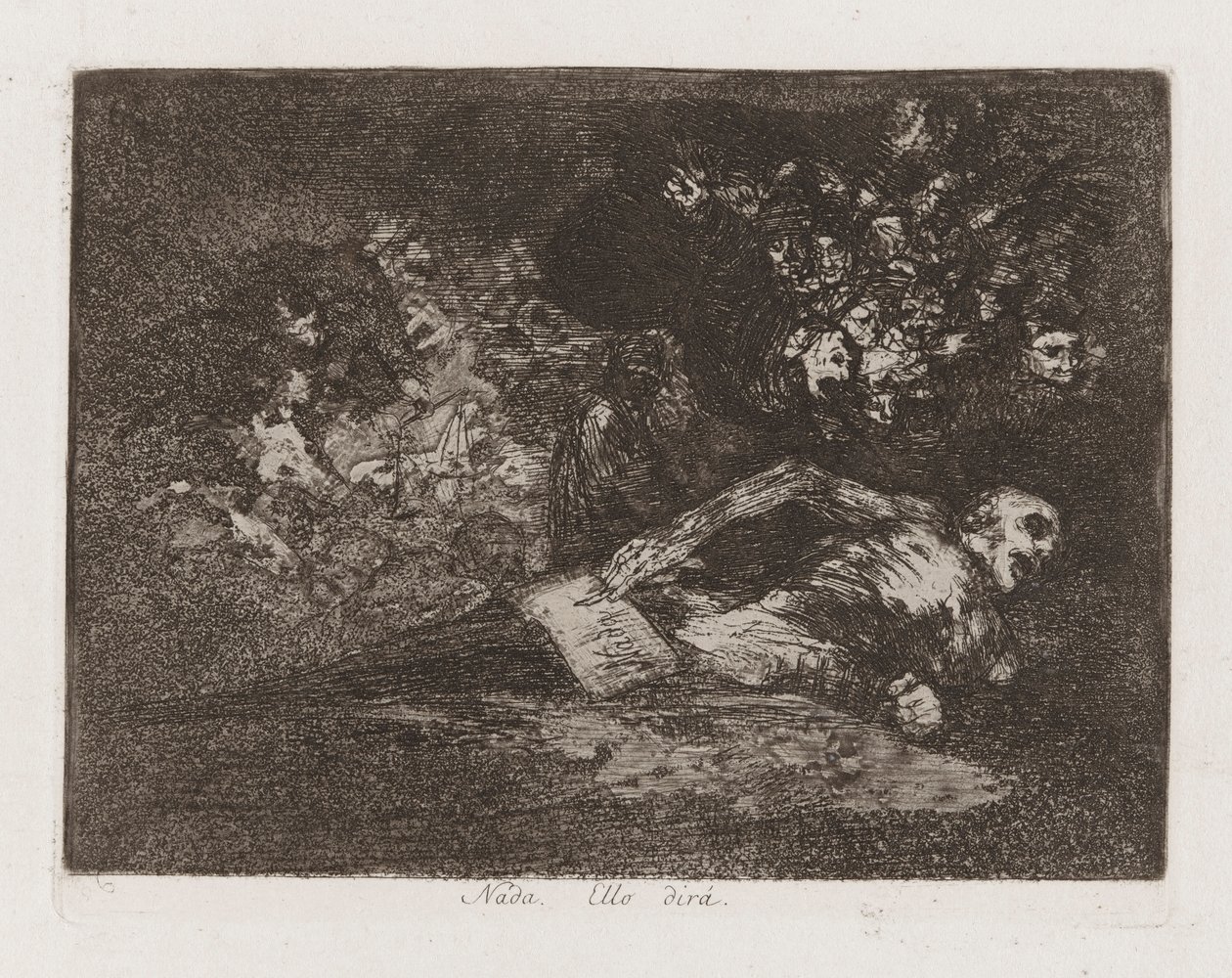 Bármi. [Elllo dir?] (Semmi. Az esemény megmondja), 69. lemez a The Disasters of War-ból alkotó: Francisco de Goya
