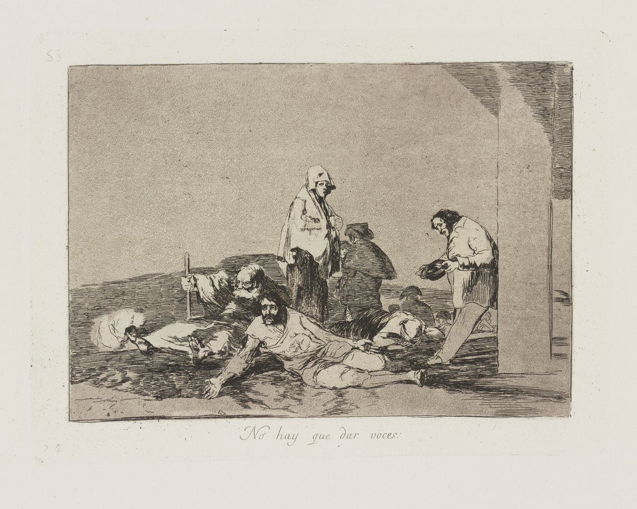 Nem kell kiabálnod. (Tétel alkotó: Francisco de Goya