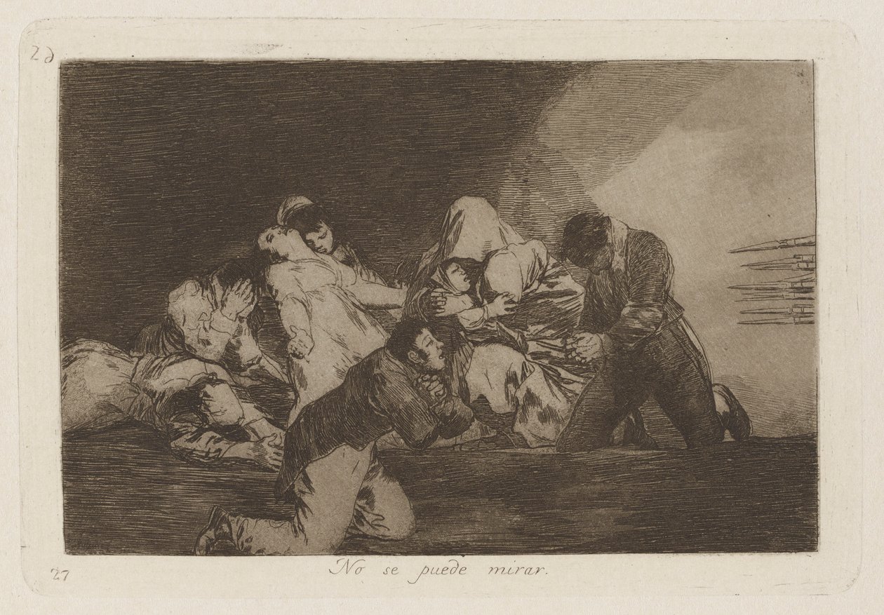 Nem tudsz nézni (One Can alkotó: Francisco de Goya