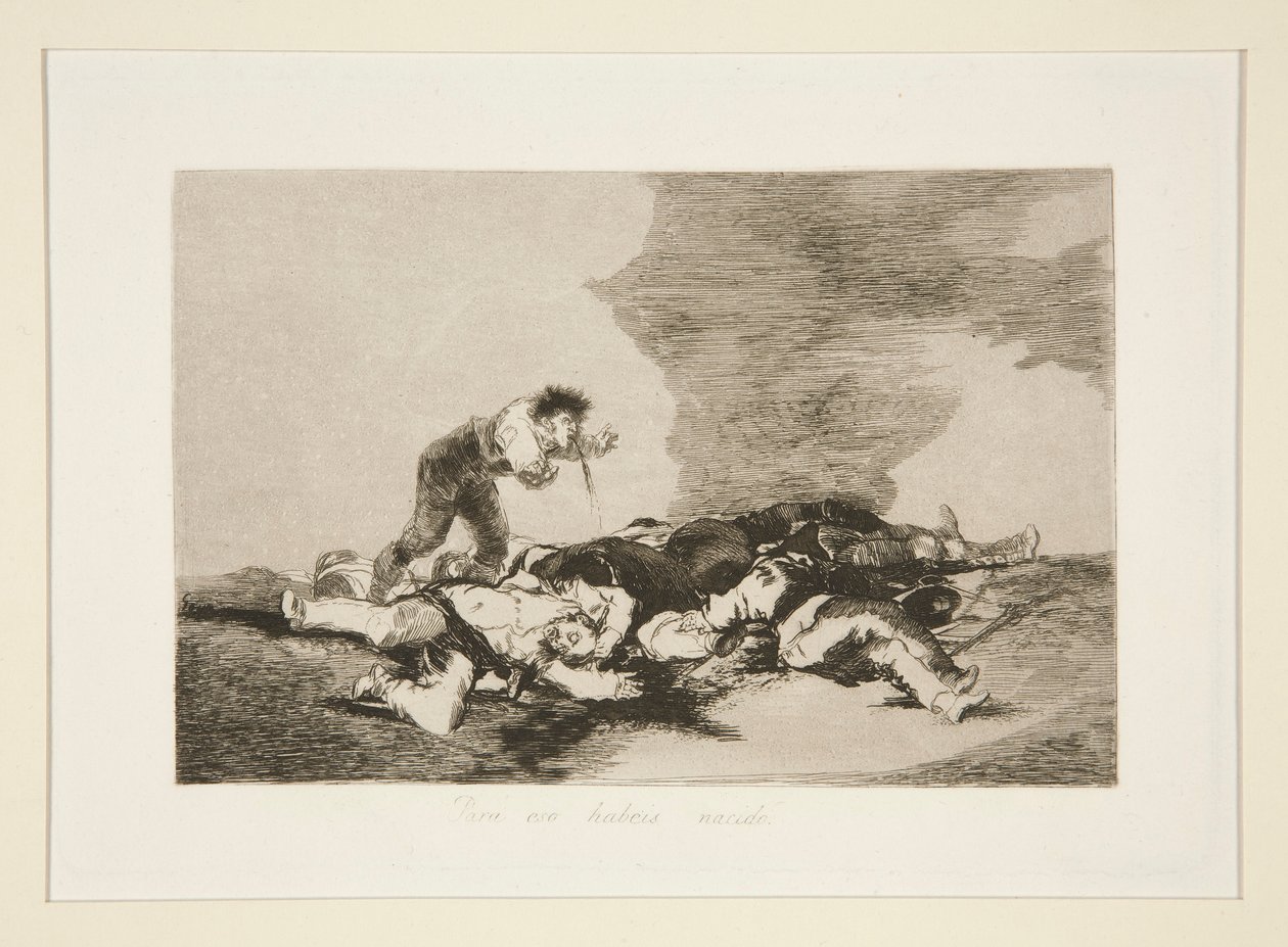 Erre születtél (This Is What You Were Born For), pl. 12. A háború katasztrófáiból alkotó: Francisco de Goya