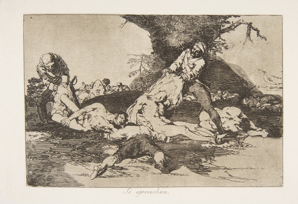 16. tábla a The Disasters of War Los Desastres de la Guerra-ból: T..., 1810, 1863-ban megjelent. alkotó: Francisco de Goya