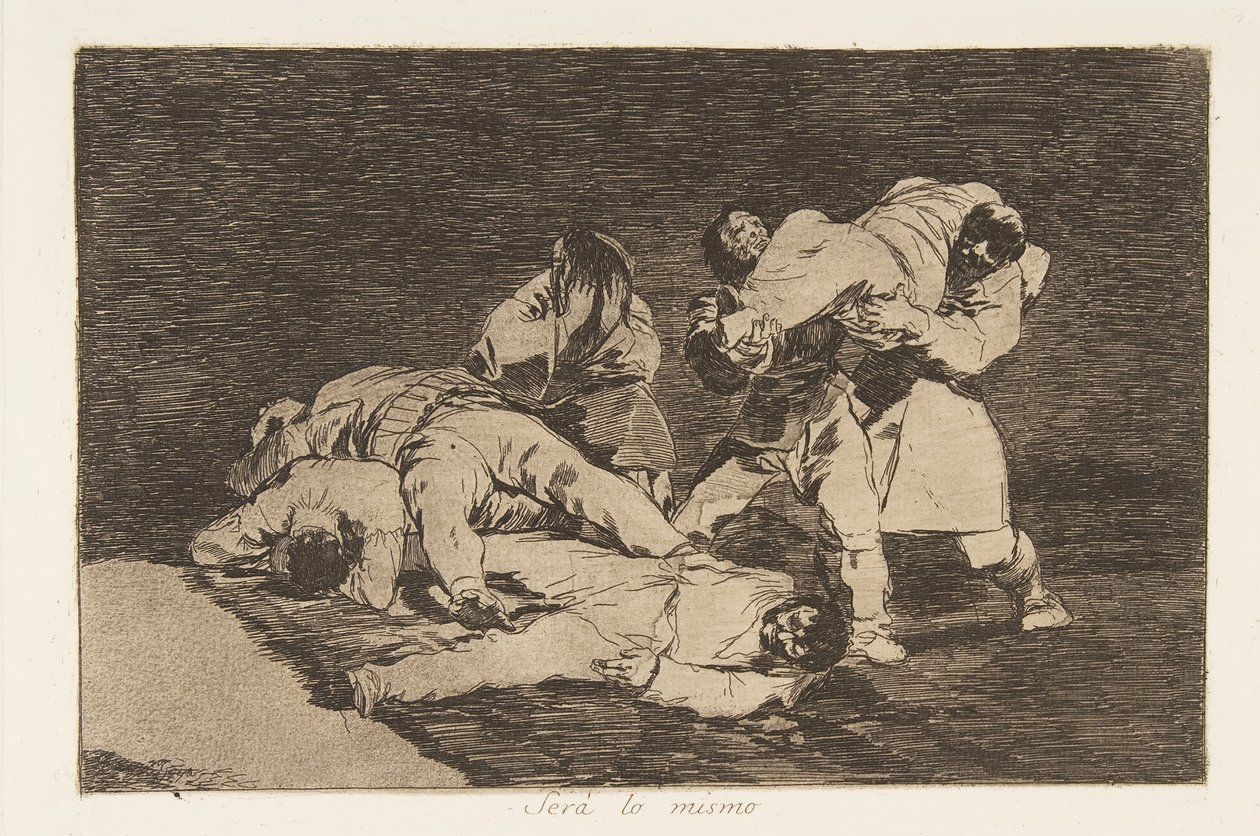 21. tábla a The Disasters of War Los Desastres de la Guerra-ból: It w..., 1810, 1863-ban megjelent. alkotó: Francisco de Goya