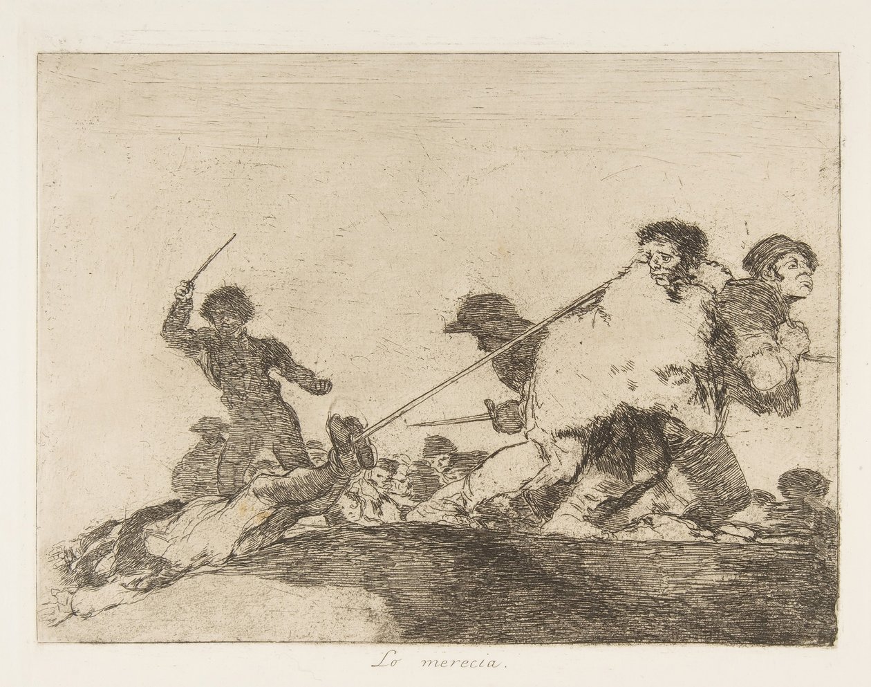 29. tábla a The Disasters of War Los Desastres de la Guerra-ból:: He ..., 1810, 1863-ban megjelent. alkotó: Francisco de Goya
