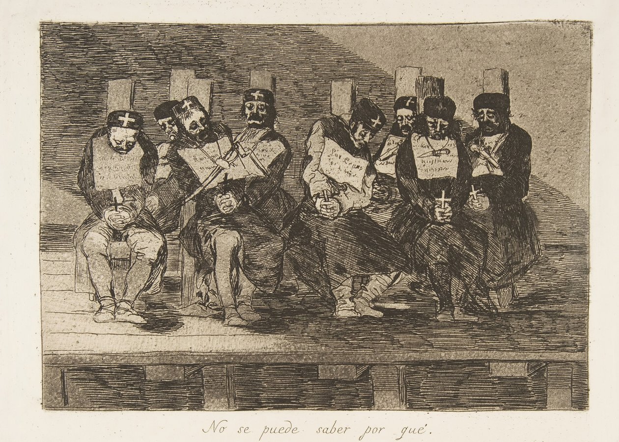 35. tábla a The Disasters of War Los Desastres de La Guerra: One C...-ből, 1810, 1863. alkotó: Francisco de Goya