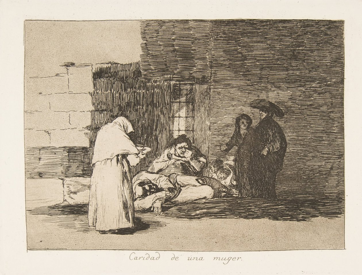 49. tábla a The Disasters of War Los Desastres de la Guerra-ból: A ..., 1811-12, 1863-ban. alkotó: Francisco de Goya