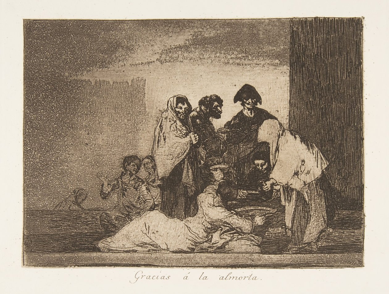 51. tábla a „The Disasters of War” Los Desastres de la Guerra-ból: „Th..., 1811-12, 1863. alkotó: Francisco de Goya